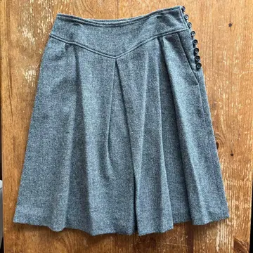 마가렛호웰 MARGARET HOWELL 울 스커트 그레이