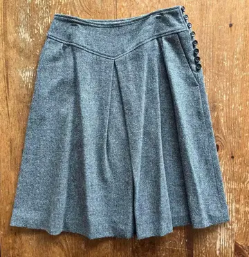 마가렛호웰 MARGARET HOWELL 울 스커트 그레이