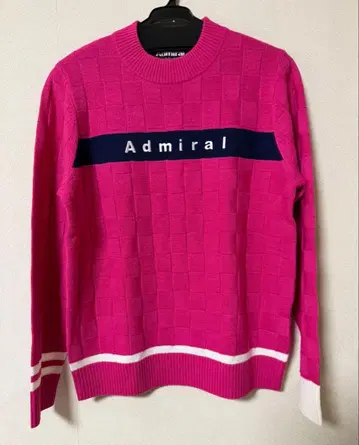 애드미럴 골프 여성용 스웨터 M 사이즈 핑크