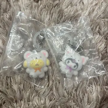 산리오 포근포근 스노우 쿠로미 & 폼폼푸딩