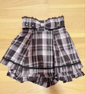 AnkRouge 리본 치마바지