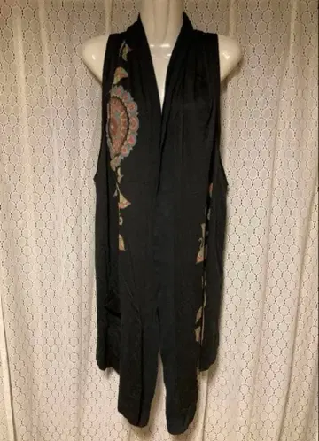 롱 베스트 y2k 에스닉 그런지 히피