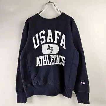 챔피온 리버스 위브 청단 택 복각 USAFA 스웨트 셔츠 속기모