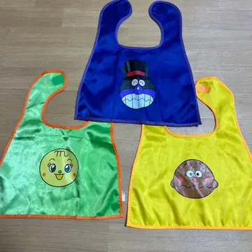 호빵맨 뮤지엄 망토 3개 세트 호빵맨