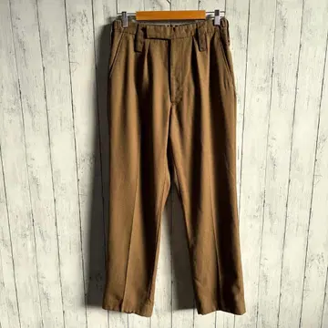 영국군 드레스 팬츠 슬랙스 밀리터리 팬츠 브라운 턱 팬츠