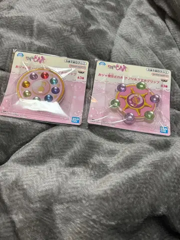 미사용 새상품 오쟈마녀 도레미 아크릴 스마트폰 그립 2종 세트