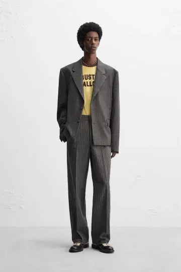 ZARA HARRY LAMBERT 스트라이프 패턴 수트 셋업