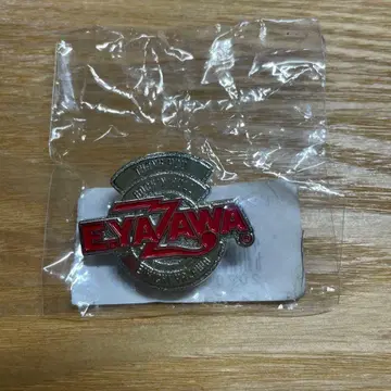E.YAZAWA 로고 핀 배지