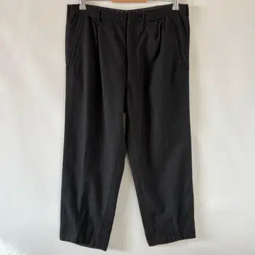 70s 빈티지 유로 울 팬츠 구제 의류 투 턱 S