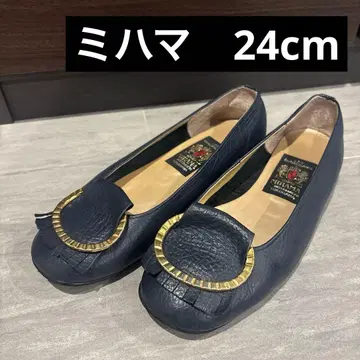 미하마 MIHAMA 커터 신발 24cm 네이비