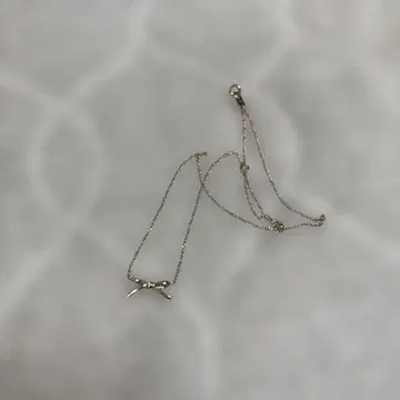 ete 리본 목걸이 925