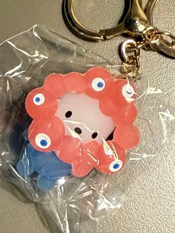 포차코 만박 EXPO 산리오 미야쿠미야쿠 키링 클리어 컬러