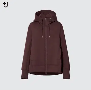 UNIQLO 와인 풀 집업 후드티 3XL