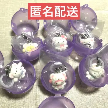 산리오 캐릭터즈 메지루시 액세서리 ~푹신푹신 스노우 전6종 컴프 세트