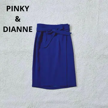 핑키&다이앤 타이트 스커트 더블 크로스 새시 벨트 스커트