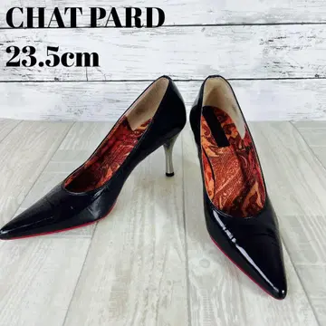 CHAT PARD 스틸레토 에나멜 하이힐 23.5cm