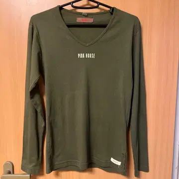 핑크하우스 롱 T셔츠 Y2K 여성 빈티지