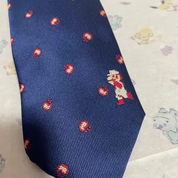 [ 새상품급 ] 마리오 도트 무늬 넥타이 네이비