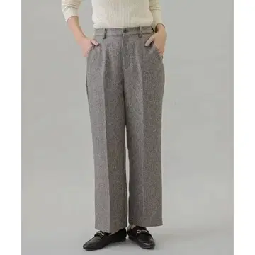 URBAN RESEARCH Sonny Label/트위드 세미 플레어 팬츠