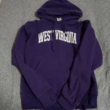 보라색 WEST VIRGINIA 후드티