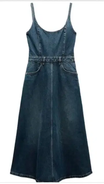 [ 새상품급 ] ZARA TRF 데님 원피스