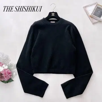 새상품급 THE SHISHIKUI 울 캐시미어 크루넥 니트