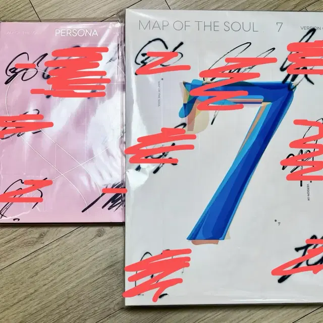 일괄 비매 방탄소년단 친필 싸인앨범 MAP OF THE SOUL 7