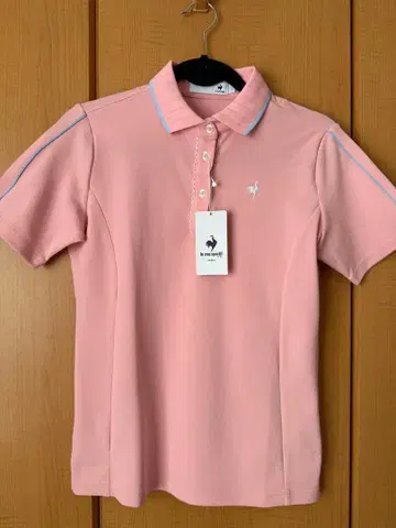 르꼬끄 스포르티브 핑크 피케 셔츠 L 사이즈