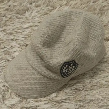 베이지 니트 헌팅 캡 미즈노 골프