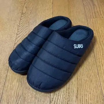 subu 샌들 블랙 나일론 무지 슬립온 26cm ~ 27.5cm
