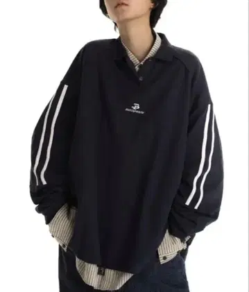 게임 셔츠 롱 슬리브 피케 셔츠 MASONPRINCE