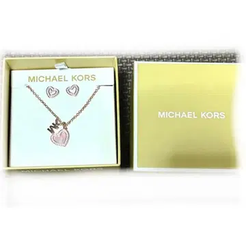 [ 미사용 새상품 ] 마이클코어스 목걸이 & 귀걸이 하트