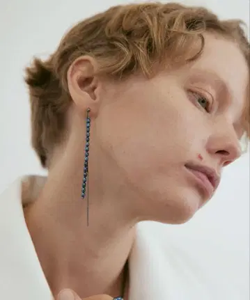 Color Pearl 3way Blue Pierce / Single