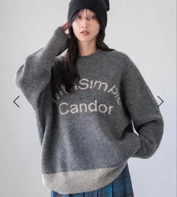 [ 2개 세트 ] LOWRYSFARM 모듬 로고 니트 풀오버