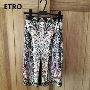 ETRO 에트로 빈티지 올 패턴 스커트 이탈리아제