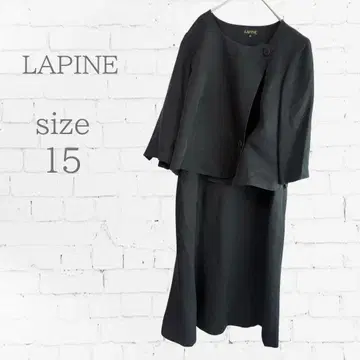 LAPINE 블랙 원피스 수트 예복 상복 관혼상제 15 사이즈 LL