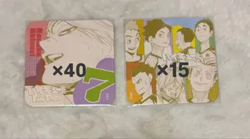 하이큐!! 팬파크 아트 코스터 코노하 아키노리 후쿠로다니 55장