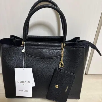 GUSCIO 블랙 핸드백