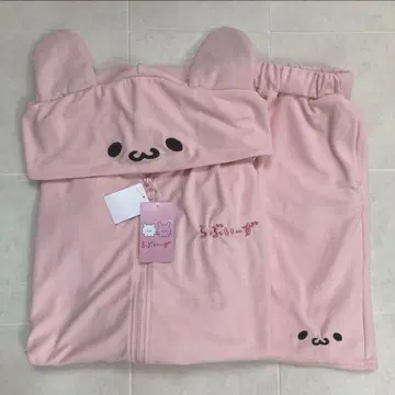 러뷰이즈 뿅치 나리키리 반팔 파일 상하의 세트 돈키 L 사이즈 핑크