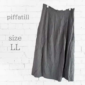 piffatill 플레어 스커트 성숙 캐주얼 깔끔한 다크 그레이 LL
