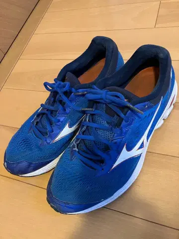미즈노 러닝화 파랑 웨이브 라이더 27.5cm