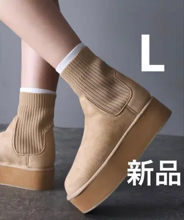 [ JaVa 자바 콜라보 ] 통굽 삭스 어그 부츠 클래식 엘프