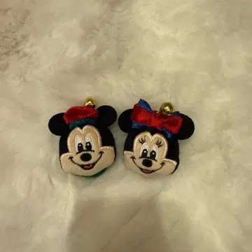 디즈니 크리스마스 반지 세트 미키 미니