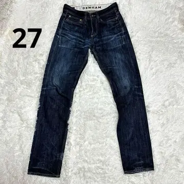 DENHAM 덴함 다크 네이비 청바지 데님 스키니 RAZOR 27인치