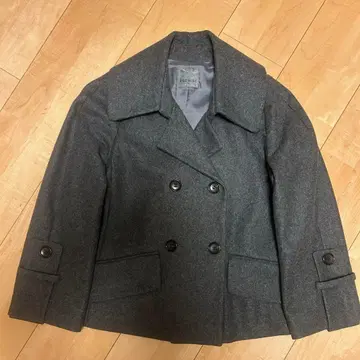 theory Luxe 멜톤 울 A 라인 숏코트