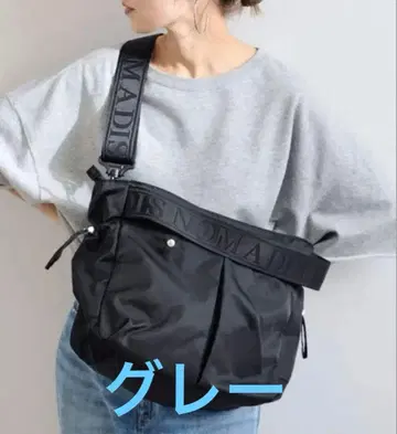 [ 새상품 ] NOMADIS 노마디스 숄더백 크로스 바디 다크 그레이