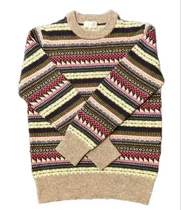 컨디션 최상 그린 라벨 릴랙싱 니트 올 패턴