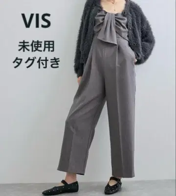 [ 미사용 택 포함 ] VIS 비스 이지 우리쉬 트윌 리본 살로펫