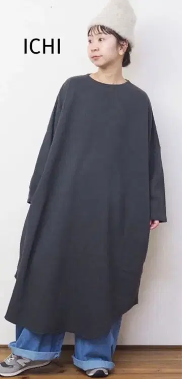 ICHI 피그먼트 쭈리 원피스
