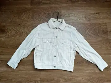 화이트 데님 자켓 유니클로